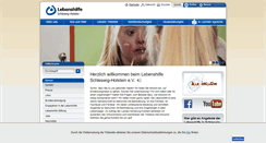 Desktop Screenshot of lebenshilfe-sh.de